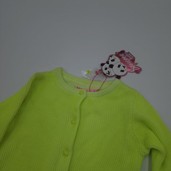 Someone Kids Long Sleeve Button Cardigan in Yellow Size 12 Months - Picture 4 of 7